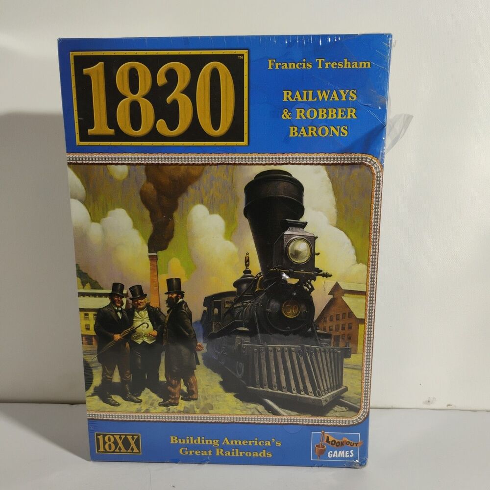 1830 (Revised 2022 Edition) Game of Railways and Robber Barons LOG0543